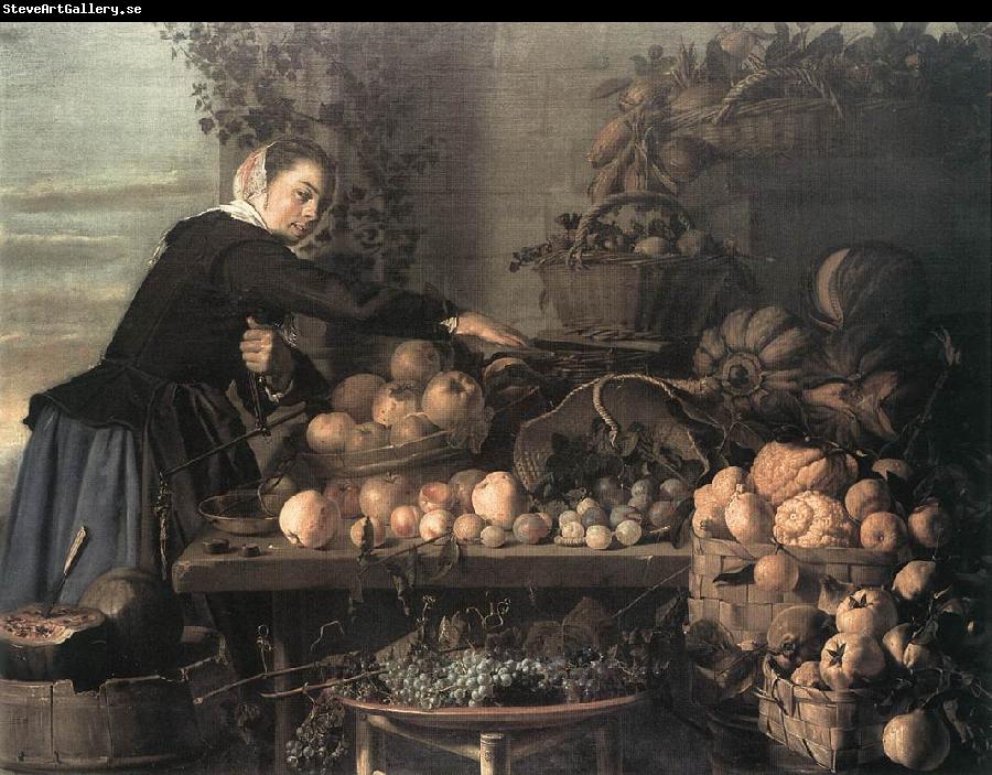 HEUSSEN, Claes van Fruit and Vegetable Seller